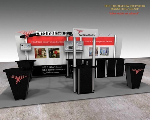 Trade show display 10 x 20