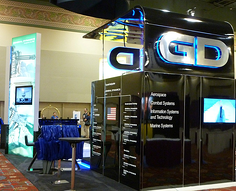 20x20 island exhibit design