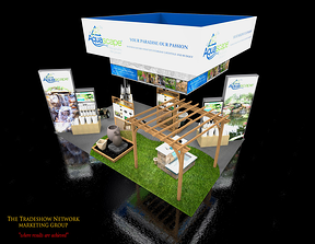 custom island exhibit 