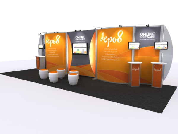 10x20 rental display