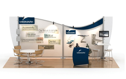 10x20 inline trade show exhibit