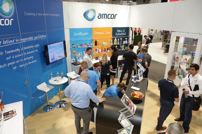 20x20 booth at a trade show event