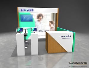 10x10 custom trade show rentals