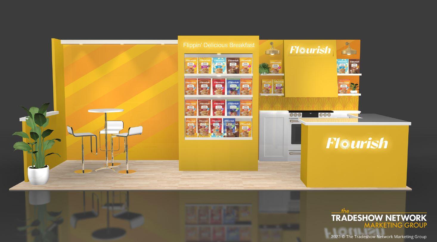 10x20 booth desgin