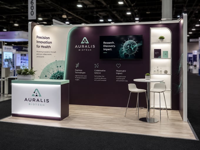 10x20 inline modular booth
