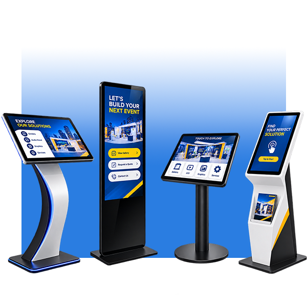touch screens rentals