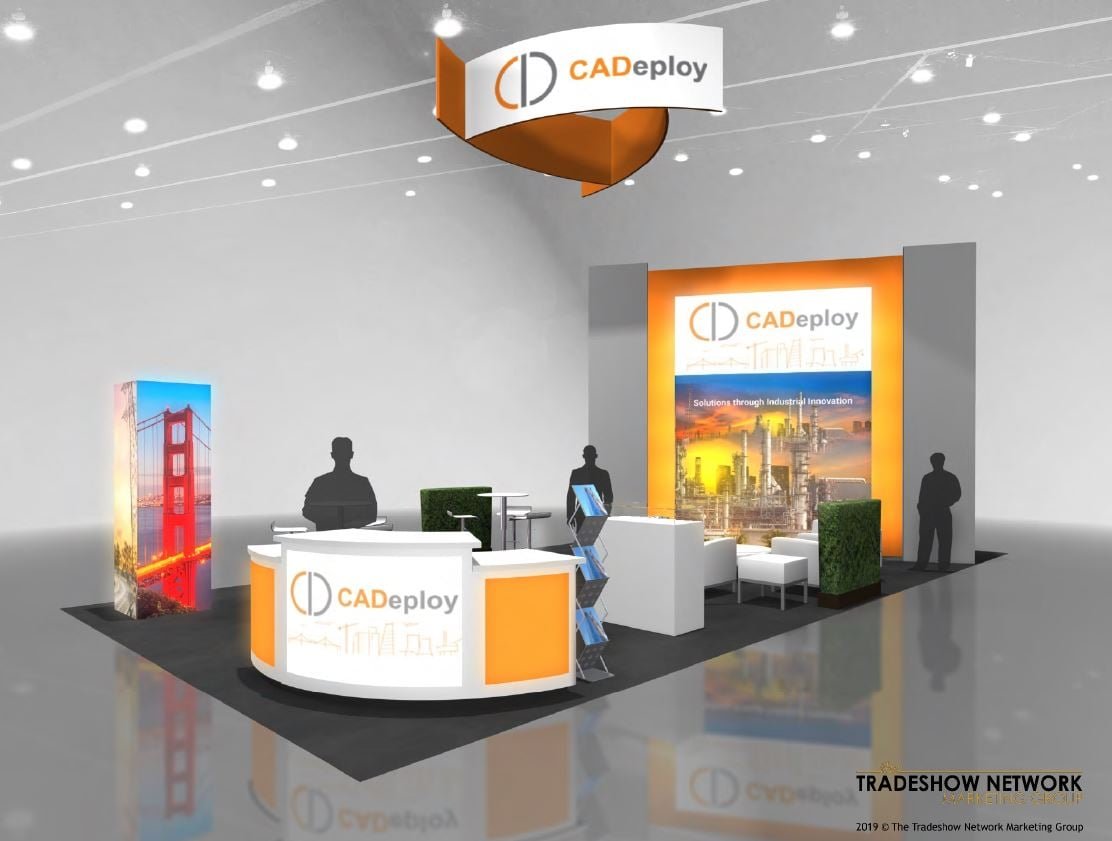 20x20 trade show booth rental