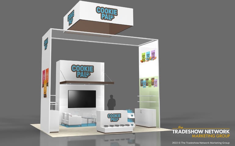 20x20 rental booth stand