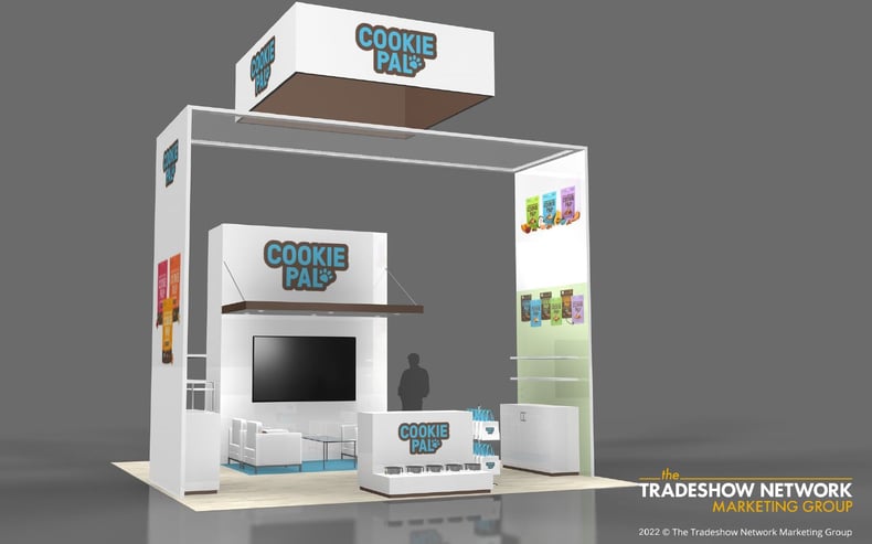 20x20 island rental exhibit