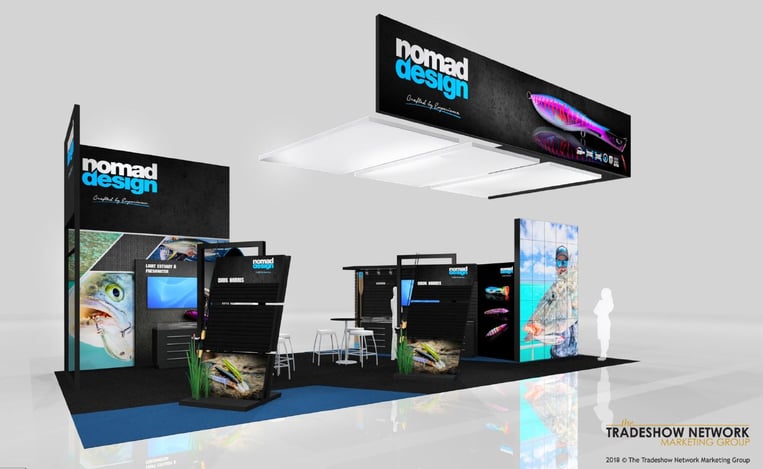 20x40 trade show booth