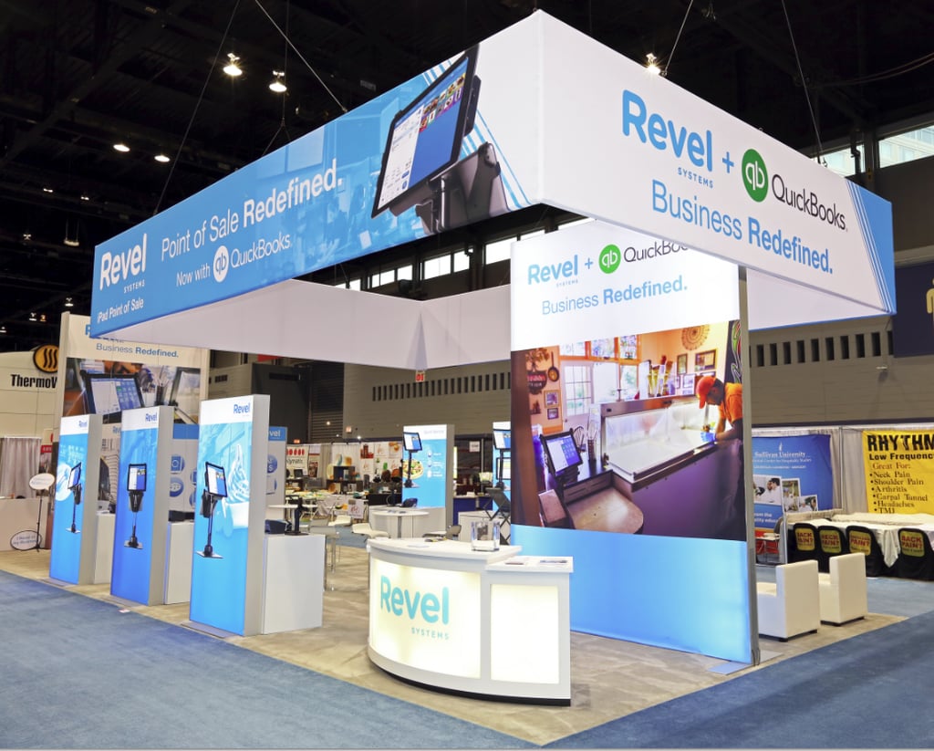 20x20 trade show display chicago rental