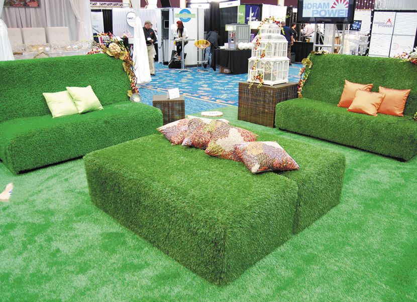 Rental furniture for trade show events
