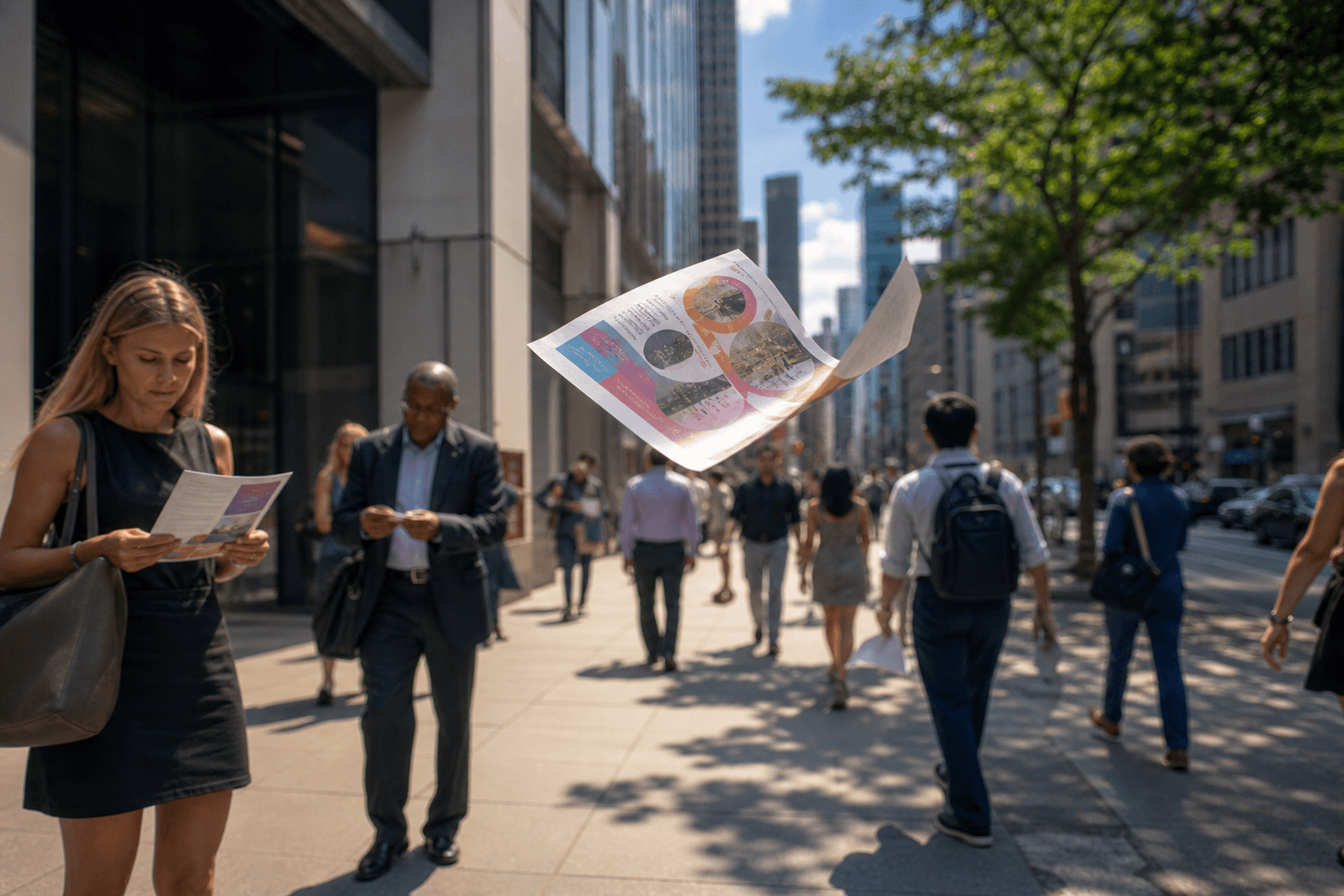 direct mail and trade shows
