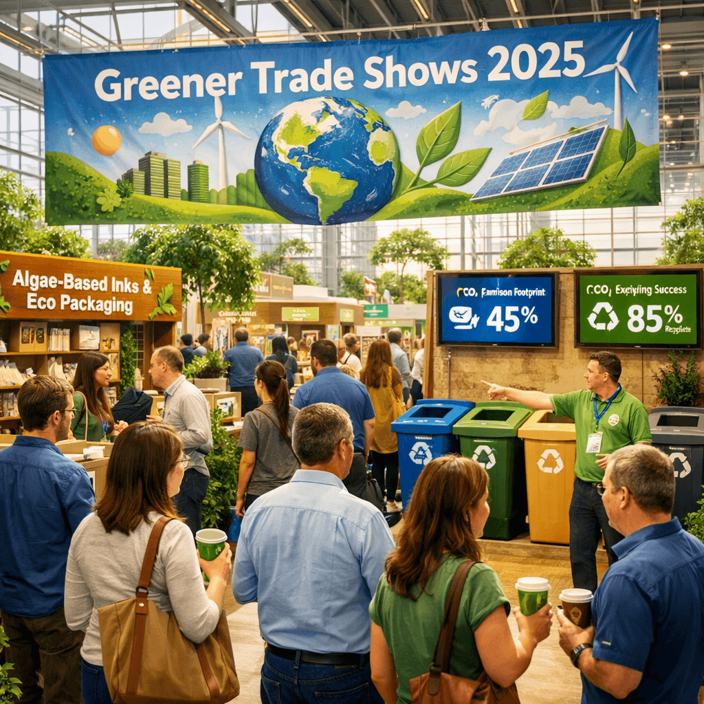 Green trade show exhibits