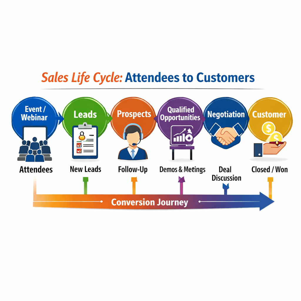 trade show attendees life cycle