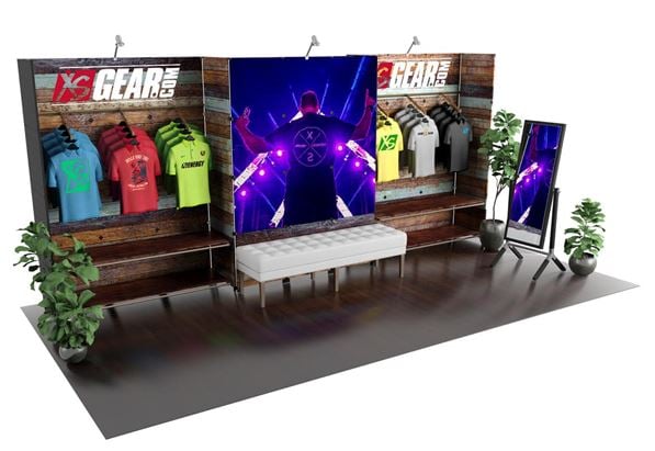 10x20 exhibit solution