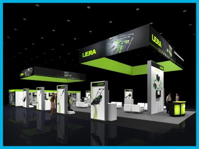Trade show rental booth