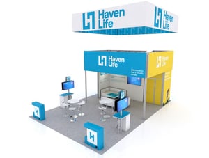 20x20 trade show booth