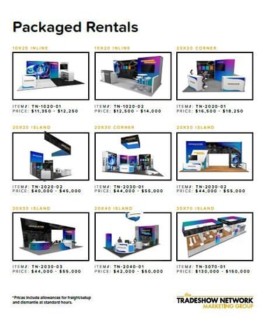 rental exhibits at ASI