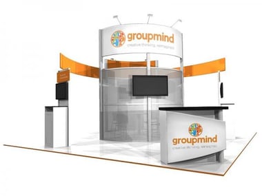20x20 booth from the tradeshow network
