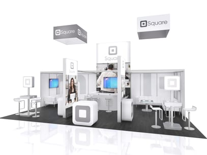 10x20 inline trade show booth