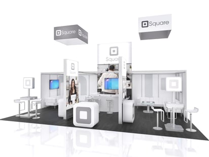 trade show island booth