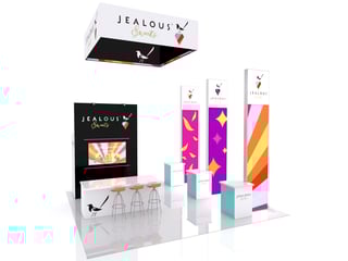 20x20 trade show rental exhibit from the tradeshow network