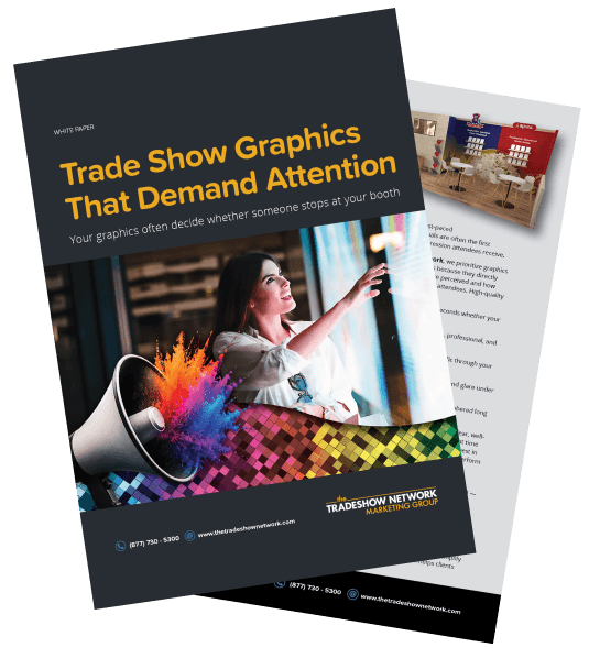 Trade show graphics