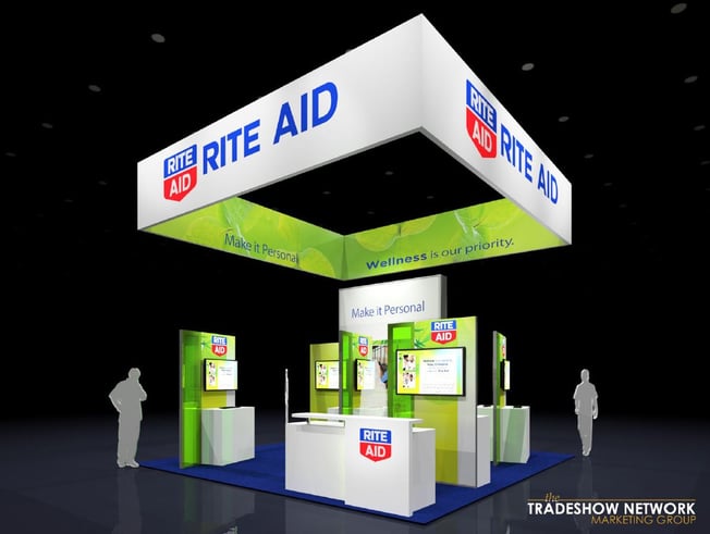 20x20 booth by the tradeshow network