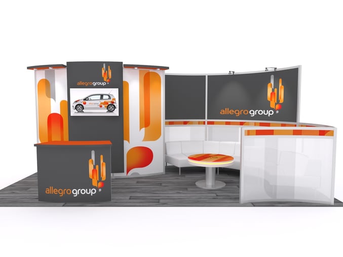 10x20 trade show display from The Tradeshow Network 