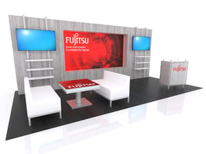 10x20 trade show display design