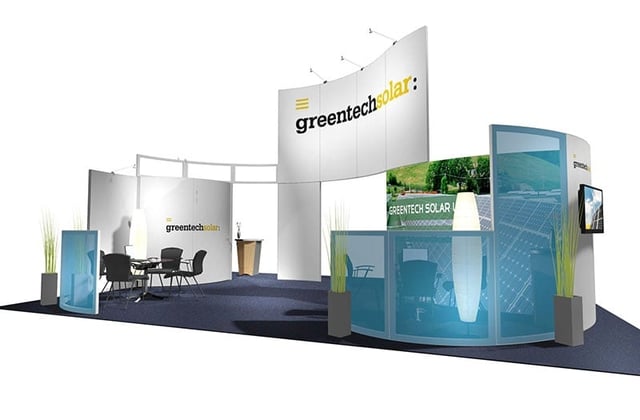 20x20 trade show display from The Tradeshow Network
