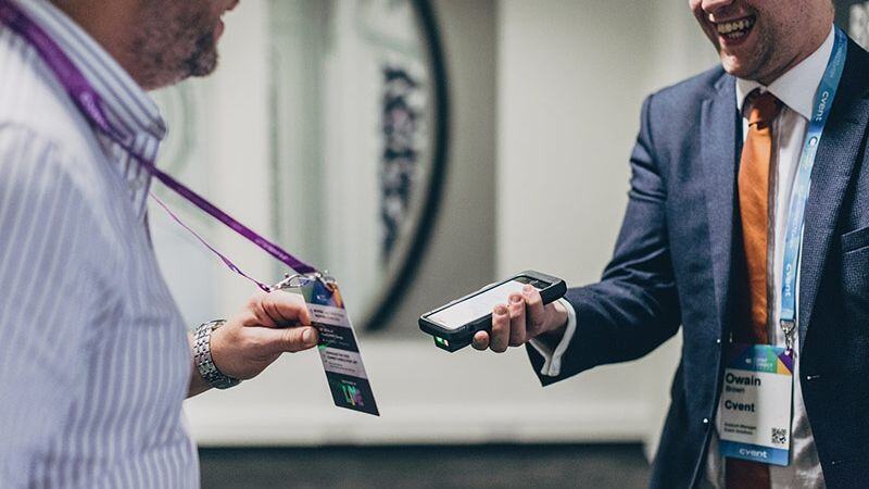 badge scanning at trade shows
