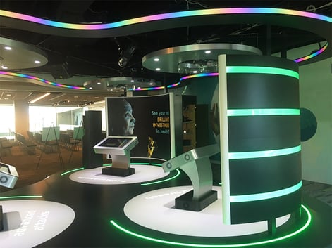 BACKLIT BOOTH