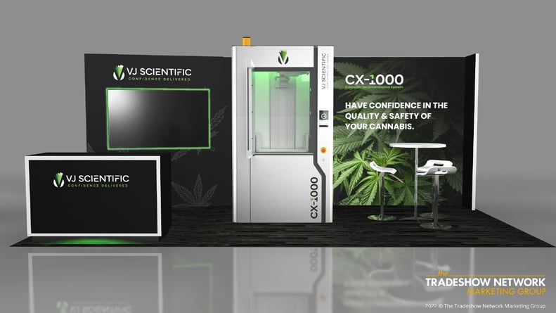 canabis trade show booth