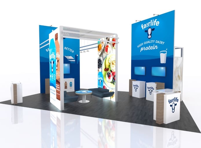 20x20 trade show booth