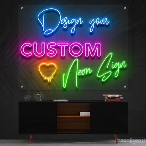 custom neon signs for your trade show booth