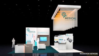 island exhibit in a medical show