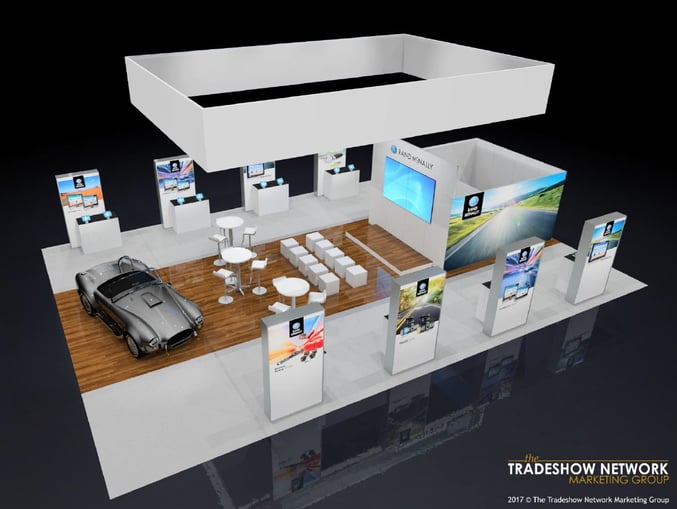 20x50 custom rental exhibit for the CES show