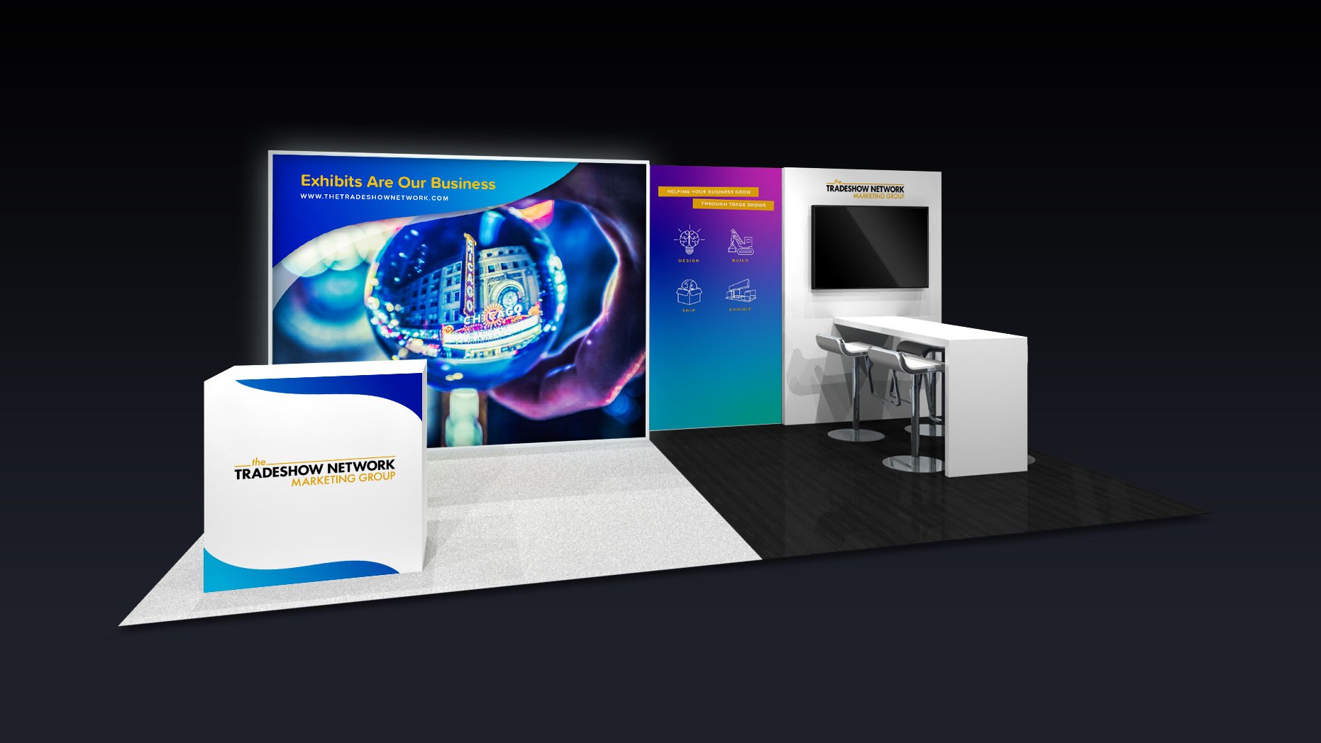 10x20 trade show booth