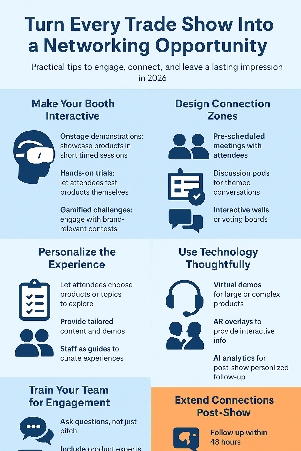 How to Build Genuine Connections at Trade Shows: A 2026 Guide