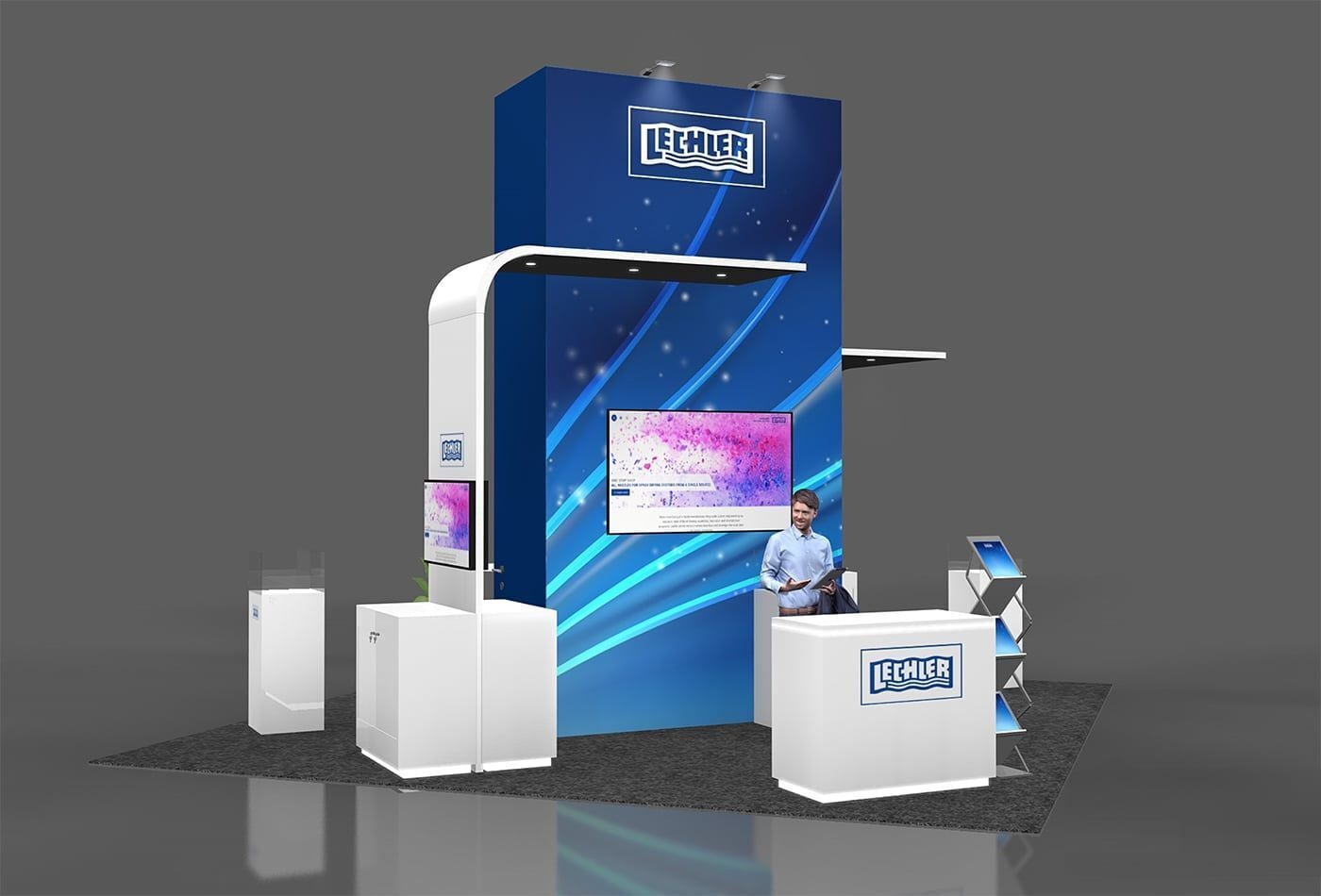 20X20 BOOTH WITH STORAGE