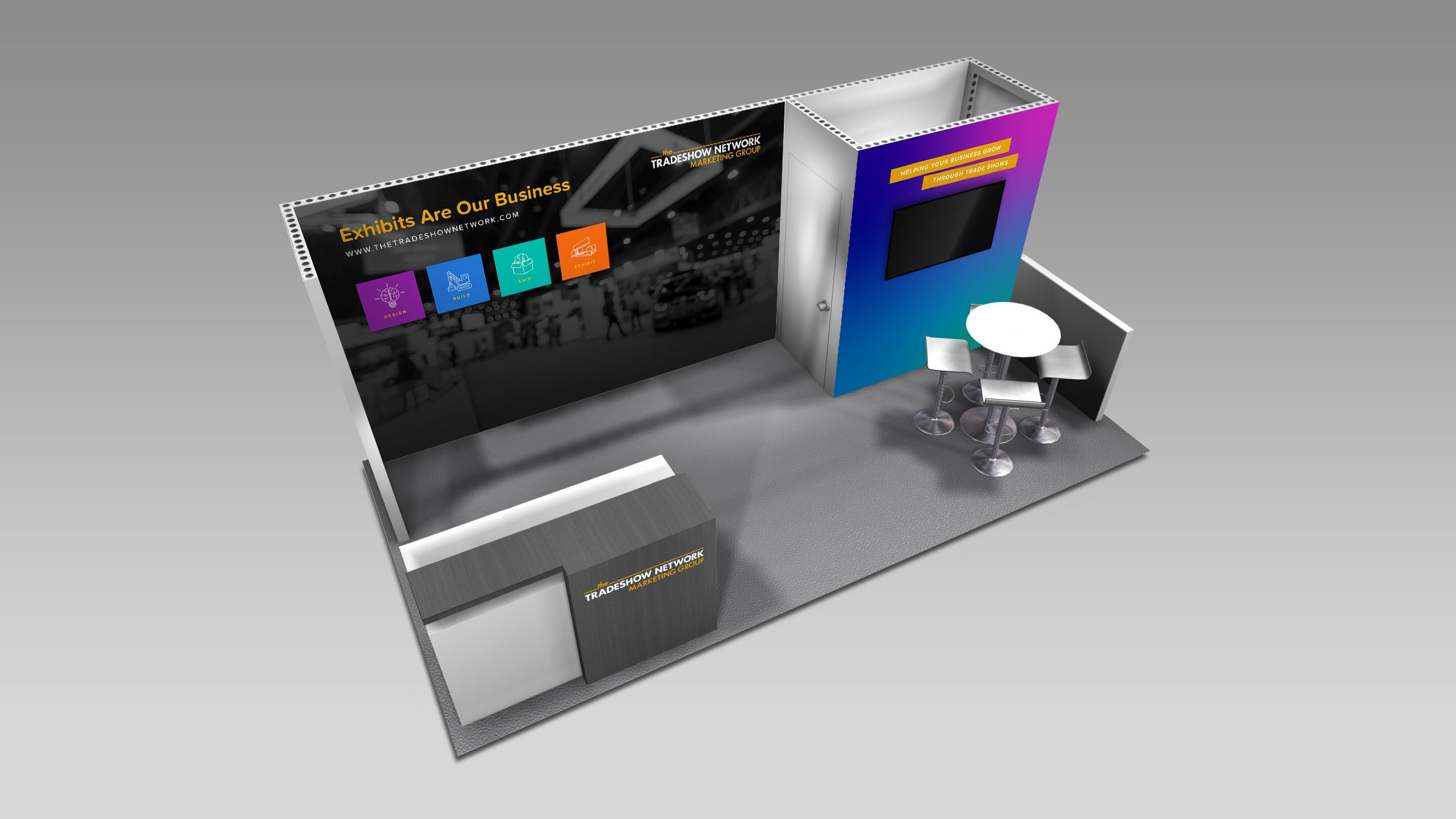 10x20 inline rental exhibit