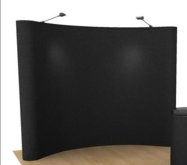 RNT-PU-10 10' Popup with black fabric - $750 (2) no lights