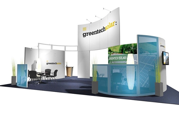 20x30 trade show rental booth for windpower