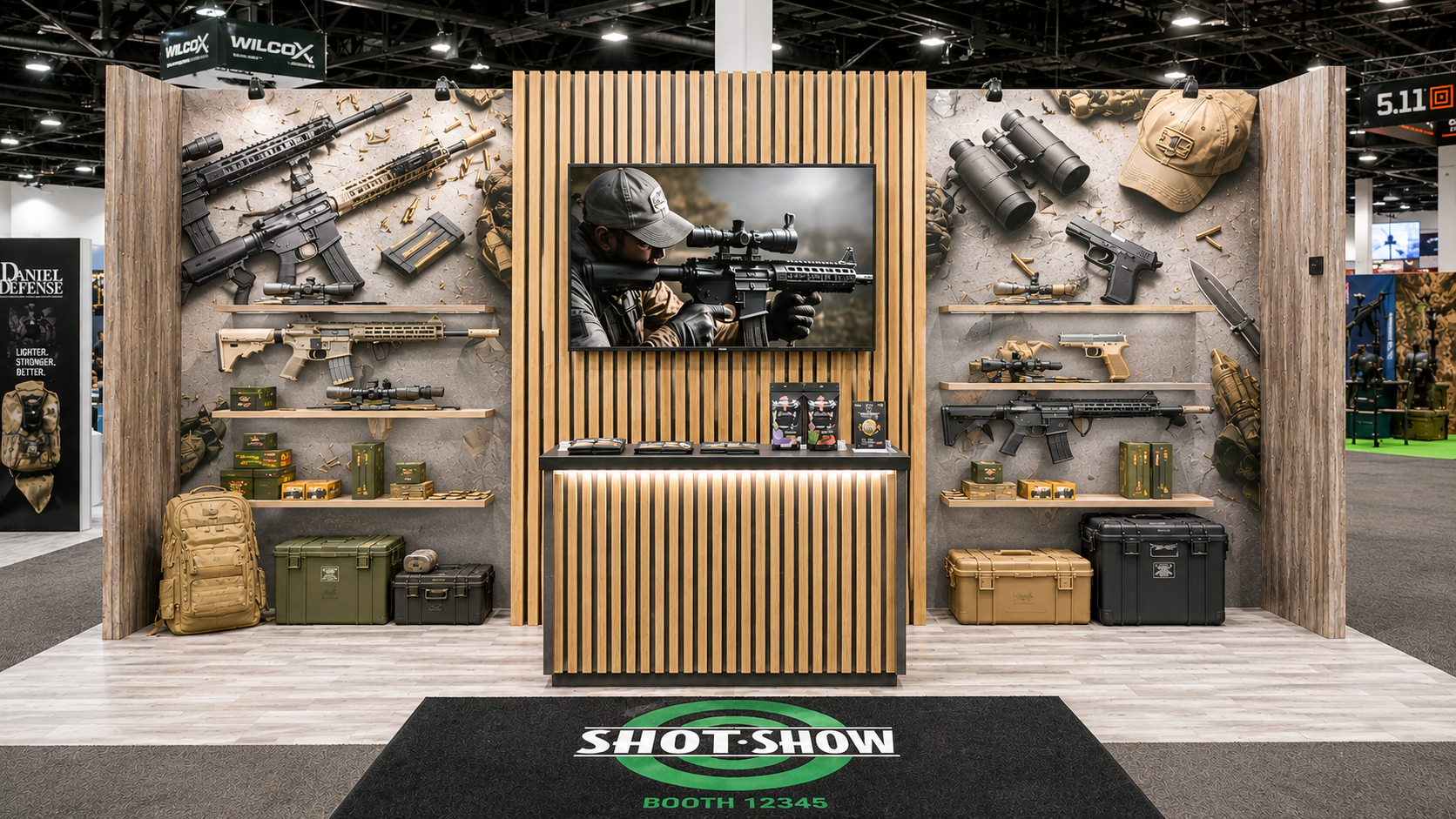 shot show booth